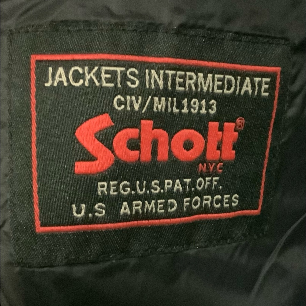 Schott Down Insulated Bomber Jacket - image 2